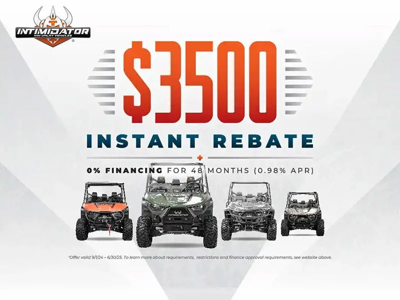 Intimidator 4 x 4 - UTV Sales Event Intimidator 4 x 4 - UTV Sales Event