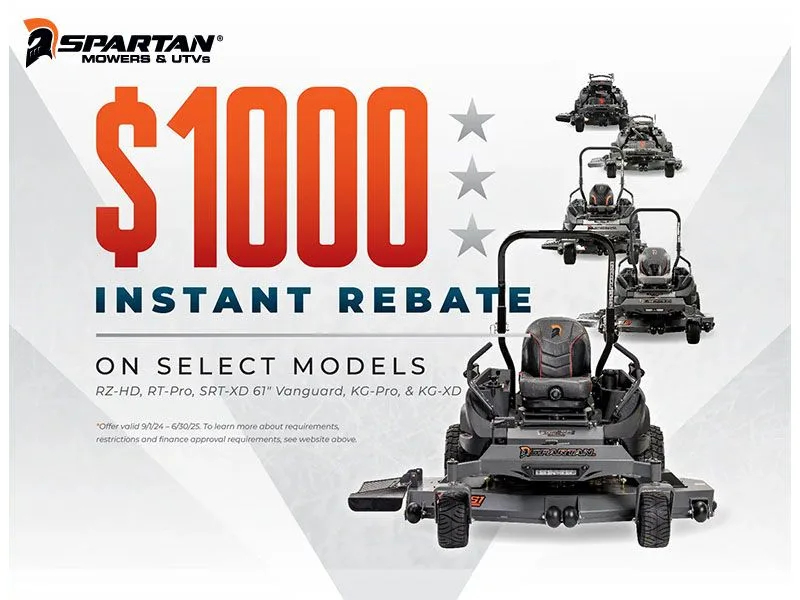 Spartan Mowers & UTVs - Mower Sales Event Spartan Mowers & UTVs - Mower Sales Event